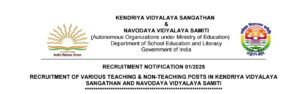 NVS KVS Recruitment 2025